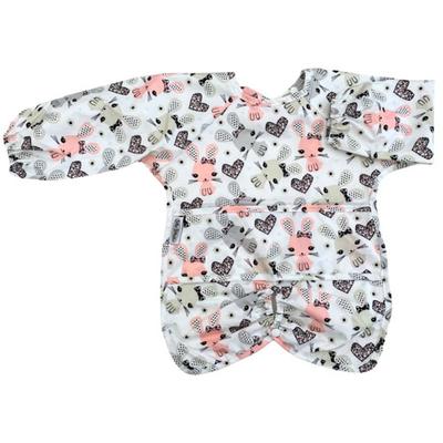 Silly Billyz Silly Billyz Nylon Highchair Hugger L/S Bib (Bunny Love)
