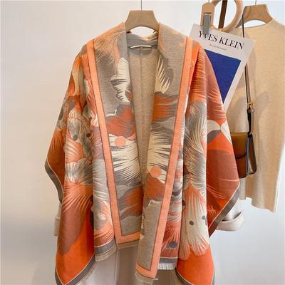 Scarf Women's Winter Warm Long Versatile Air-conditioned Room Shawl with Imitation Cashmere Scarf