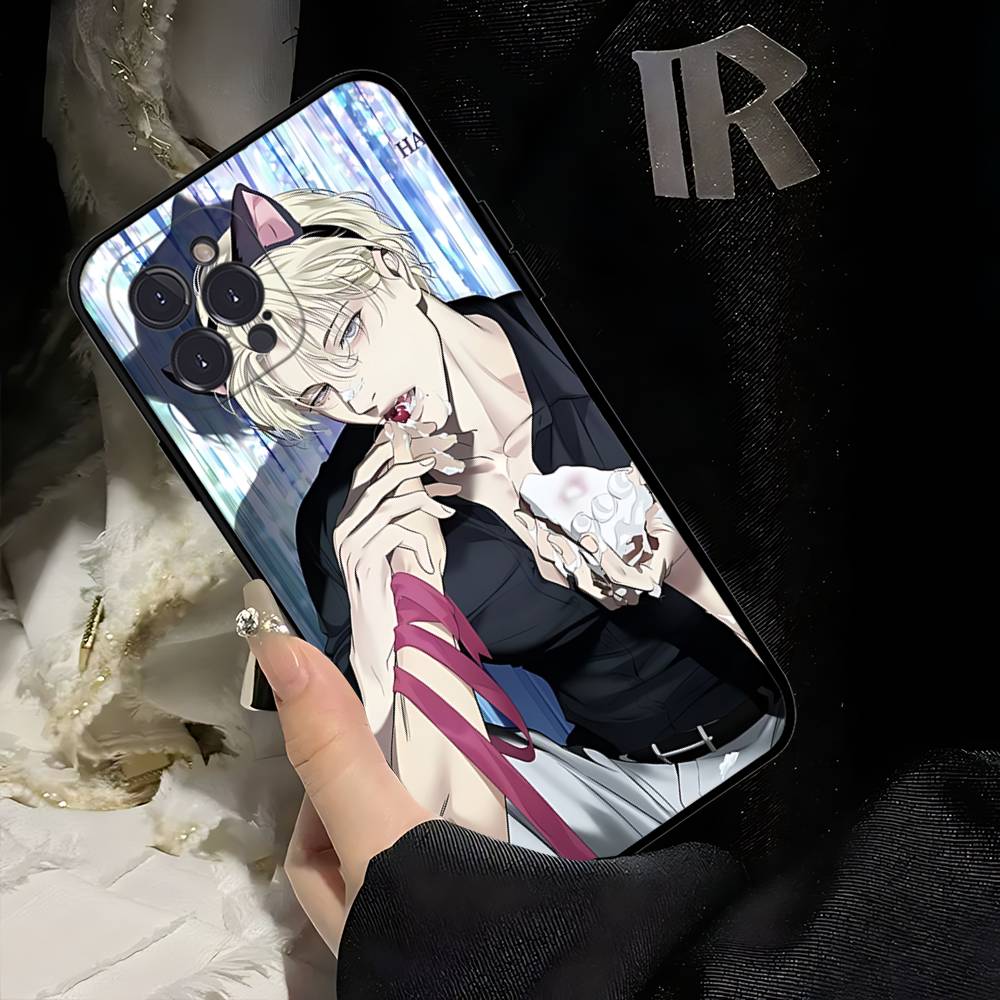 Backlight Bl Anime Phone Case For Iphone 16 15 17 13 14 12 11 Pro Max Plus Black Shell Cover Case