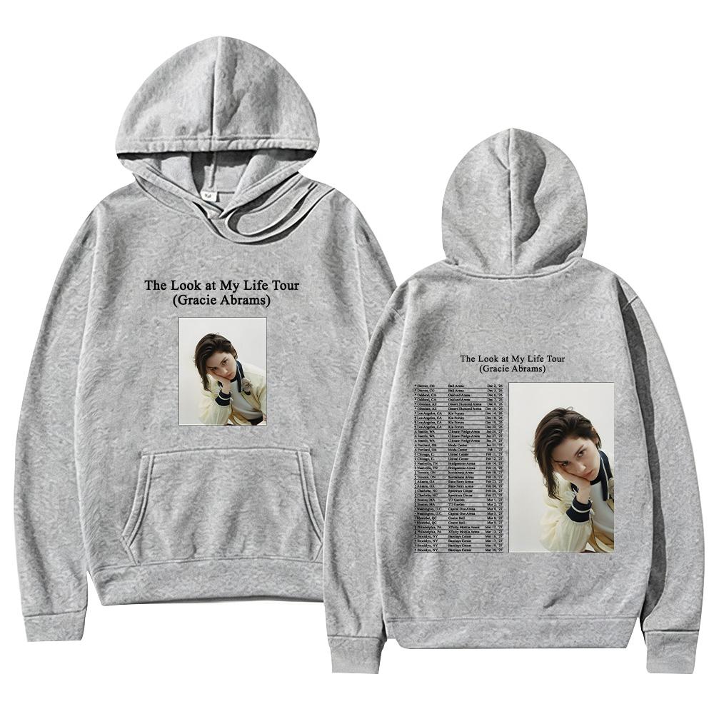 The Look At My Life Tour Gracie Abrams Hoodies Herren Damen Ästhetische Retro Sweatshirts Unisex Neu High Street Übergroße Pullover