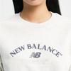 New Balance Women S Signature Semi Crop SweatShirt Nbncd3w822 chooSe 1 Of 2