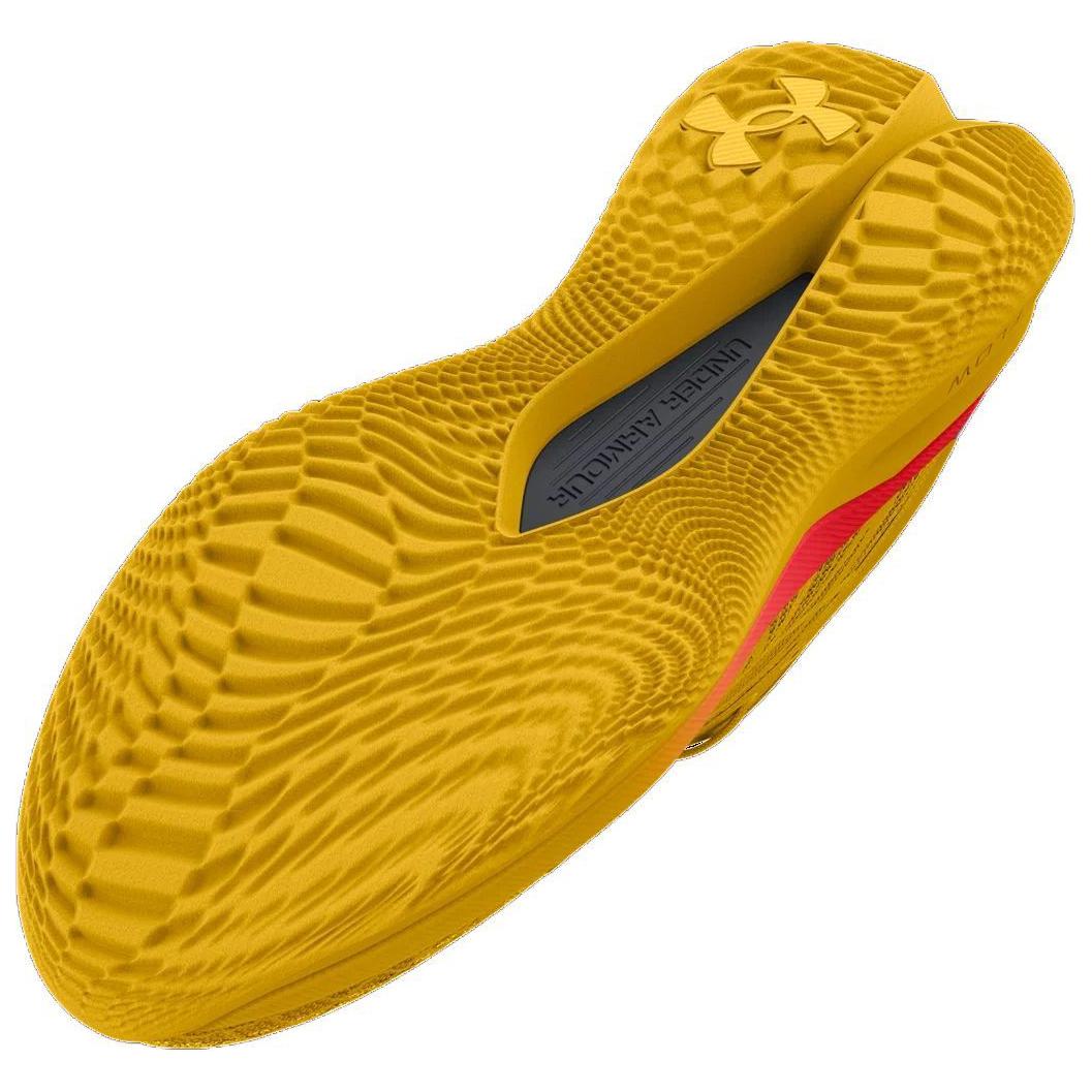 Under Armour Flow Velociti Pro Streetracer - Кроссовки унисекс Taxi Yellow Racer-Red — фото 5