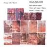 JIANWU Paper Rust Series Vintage Rust Relief Landscape Collage Scrapbooking Material Paper Creative DIY Junk Journal Stationery
