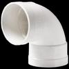 Liansu PVC מרפק צינור ניקוז בזווית 90 מעלות