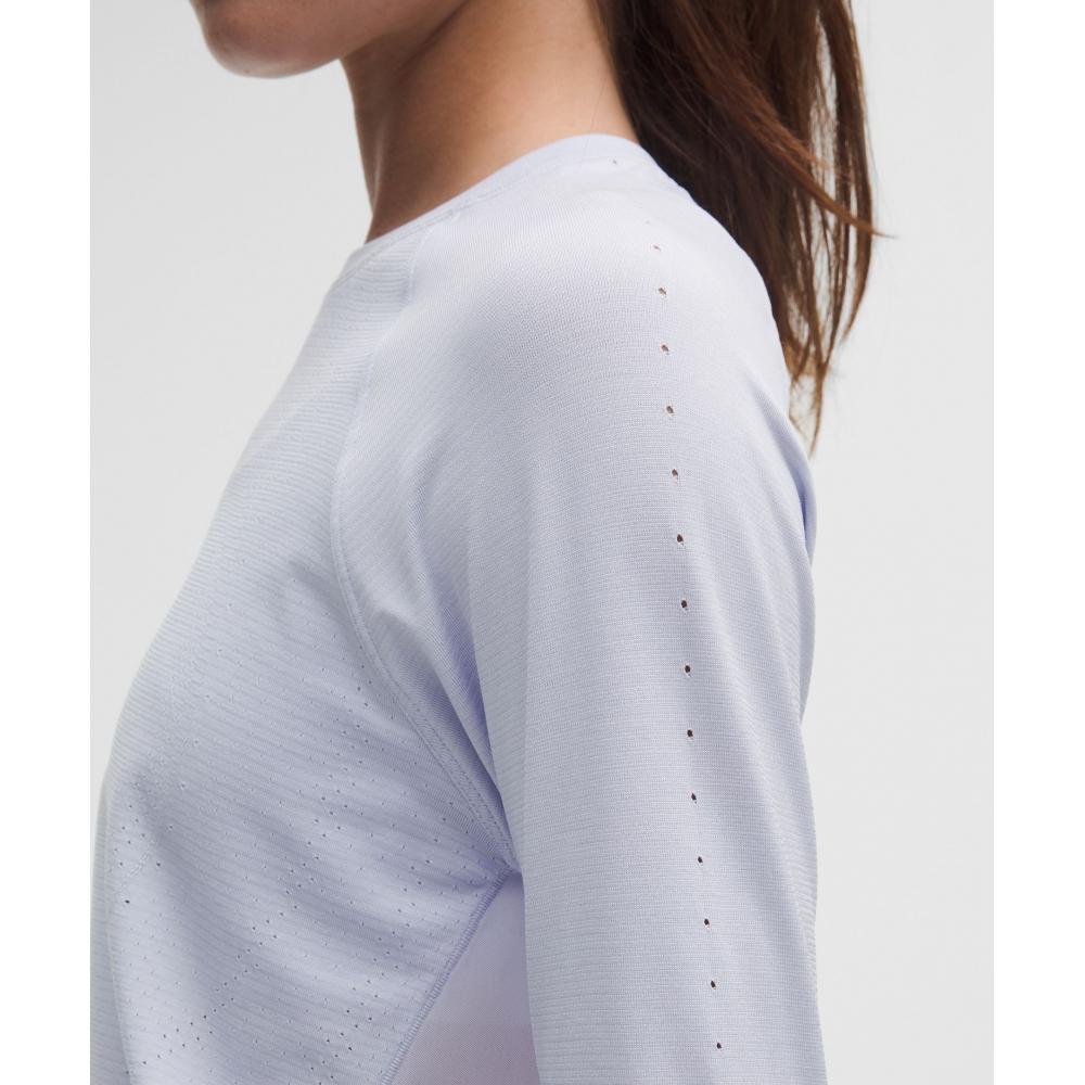 Lululemon Swiftly Mesh-Rücken Langarmshirt Serene Blue Serene Blue
