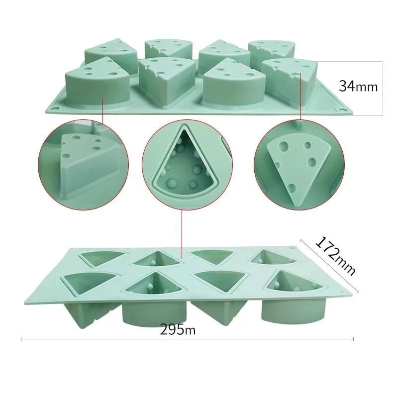 Silicone Mold Baking Accessories Chocolate Cake Mold Stylish Design Mousse Fudge Dessert Pastry Baking Decoration Tool Baking Pan Cheese Shape