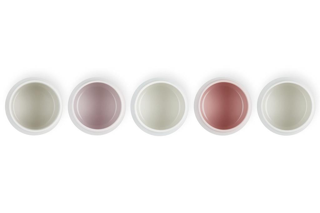 Le Creuset Cup Sphere Tumbler Set of 5 Pink Collection Heat Resistant Cold Resistant Microwave Oven Dishwasher Safe Japanese [Authorized Product]