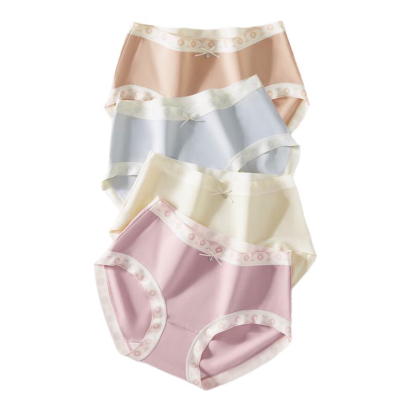 

MaoRen Women s Ice Silk Seamless Briefs 3-Pack XL (Recommended for 120-140 lbs)