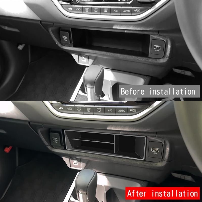 For HONDA WR-V WRV DG5 Series 2024 2025 Central Control Storage Box Cover Sorting and Organizing Boxes Interior Accessories