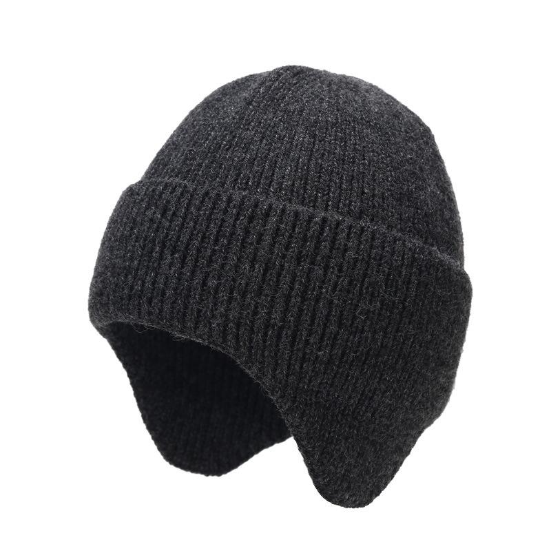 Winter Baby Beanie Cap Cartoon Bear Ear Protection Knitted Hat for Toddler Boys Girls Cute Korean Warm Kids Crochet Hats Gorras