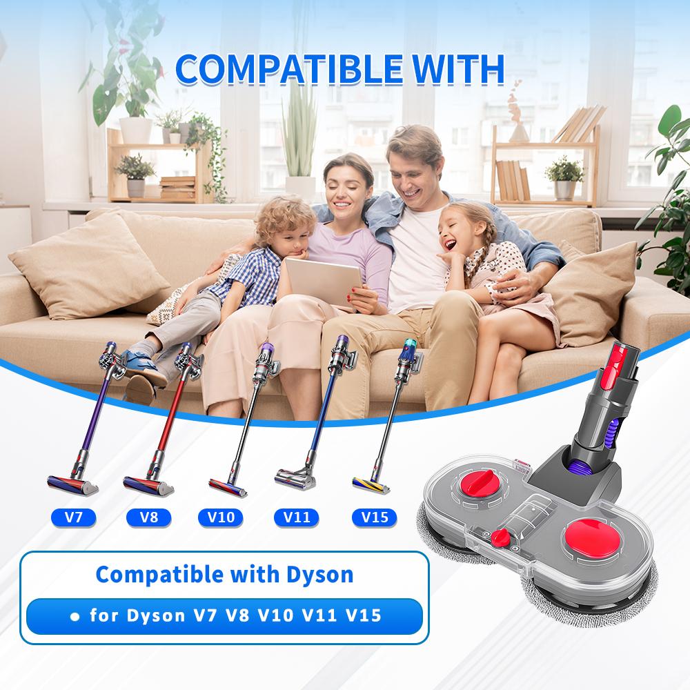 Mop Head Kit For Dyson V7 V8 V11 V11 Vacuum Cleaner Parts Accsessories With Water Reservoir Cleaning Electric Rag Cloth Spare