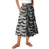 Women's Casual Stretch Waistband Drawstring Halloween Print  Half-length Skirt