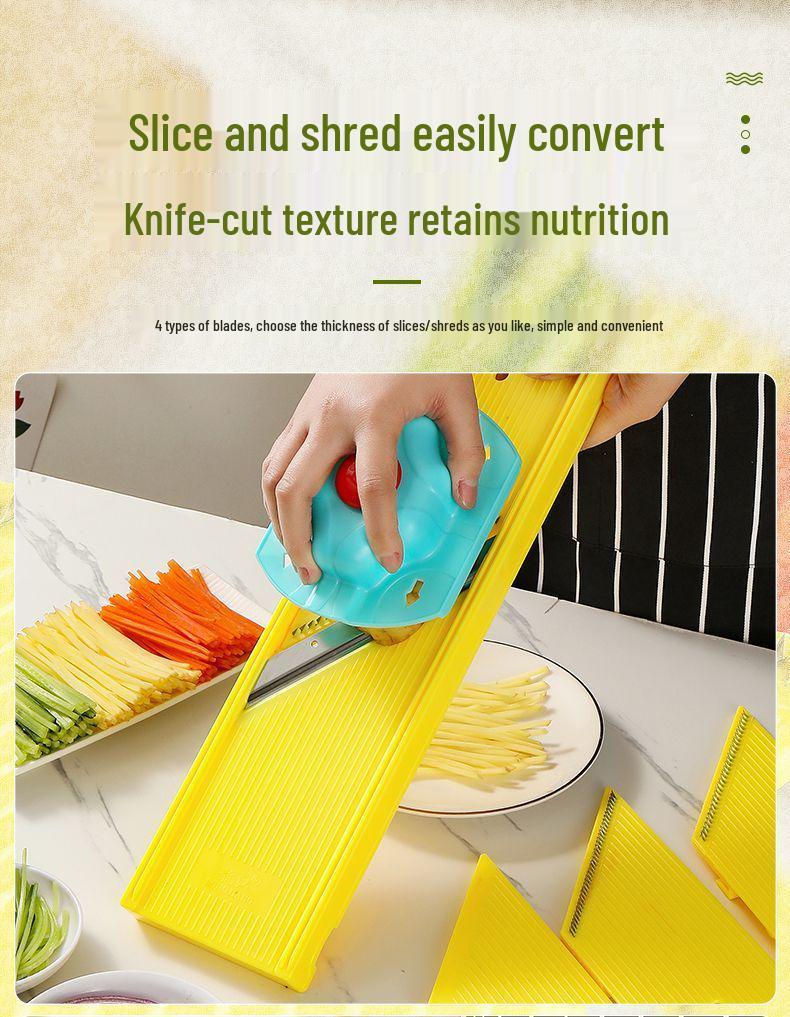 Multi-Purpose Silk & Vegetable Julienne Slicer