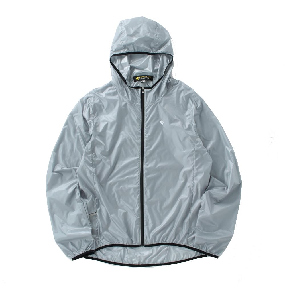 

Kapelmuur Cycling Windproof and Ice Size L Windbreaker, Lightweight, Water-Repellent, Pocketable, Blue,