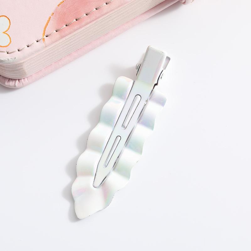Mermaid Candy Color Seamless Metal Hair Clip - Duckbill Hair Accessory for Bangs