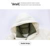 Unisex Stylish Hooded Down Jacket - Inspired by Iconic Duck Style, 85% White Duck Down