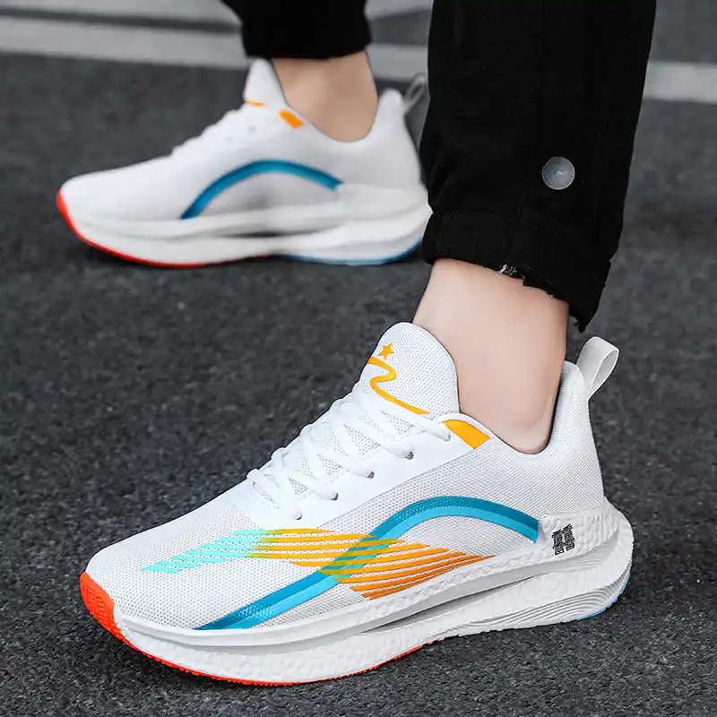 Fashion Thick-heeled Flat Sole Basket Running Flats Cheap Sneakers Spring Shoes Men Sports Dropship Casuall Sneskers Comfortable