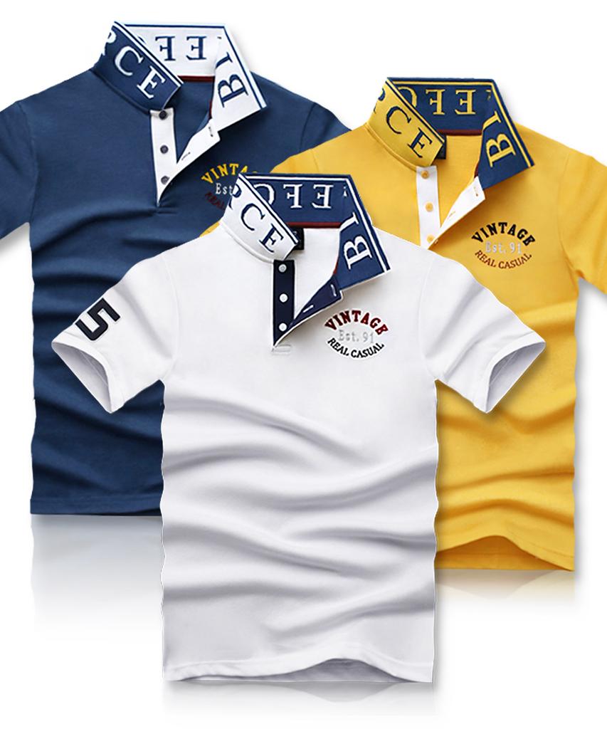 BLUEFORCE Tube Short Sleeve Collared T-Shirt