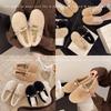 Cotton Shoes, Single Shoes, Women's Shoes, Versatile Plush Shoes, Ladyshoes Outside, Evening Wind, French Small Man, Gentle Height Increase and Warmth
