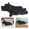 Hippo Yoga Figurine Multi-Purpose  Hippopotamus Statue Wear Resist Serene Resin Hippo Figurine Zen  Gifts