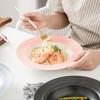 Spaghetti Straw Hat Plate Soup Plates Steak Dish Salad Western Food Plates Household Kitchen Restaurant Ceramic Tableware New