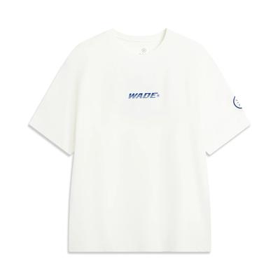 Wade Series Letter Print Casual Fashion Loose Versatile Short Sleeve T-Shirt Men Tops AHSW377-2
