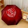 Hull KR Print Auto 8?Ribs Folding Umbrella Wind Resistant Lightweight Automatic Umbrella For Daily Travel