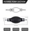 KATUMO Gasoline Siphon Hose, Gas Oil Water Fuel Transfer Siphon Pump, Portable Widely Use Hand Fuel Pump, Fuel Transfer Pump With PVC Hoses