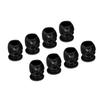 200pcs Skull Shaped Tattoo Ink Cup Professional Disposable Makeup Microblading Pigment Holder with Base Black