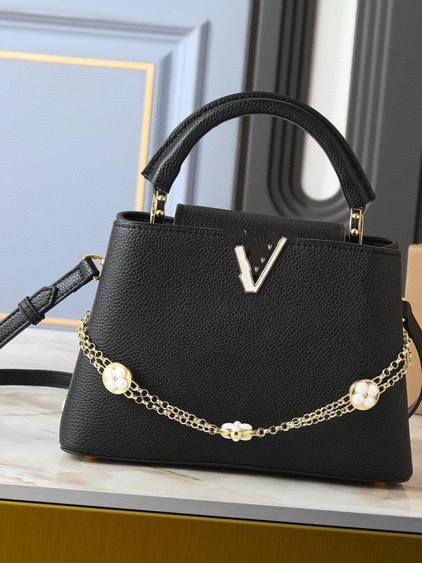 

Donkey Home Fashion Lady Bag Portable Cross-body Pu Flip Letters Temperament Flowers Straight Hair 21X14X8 чёрный
