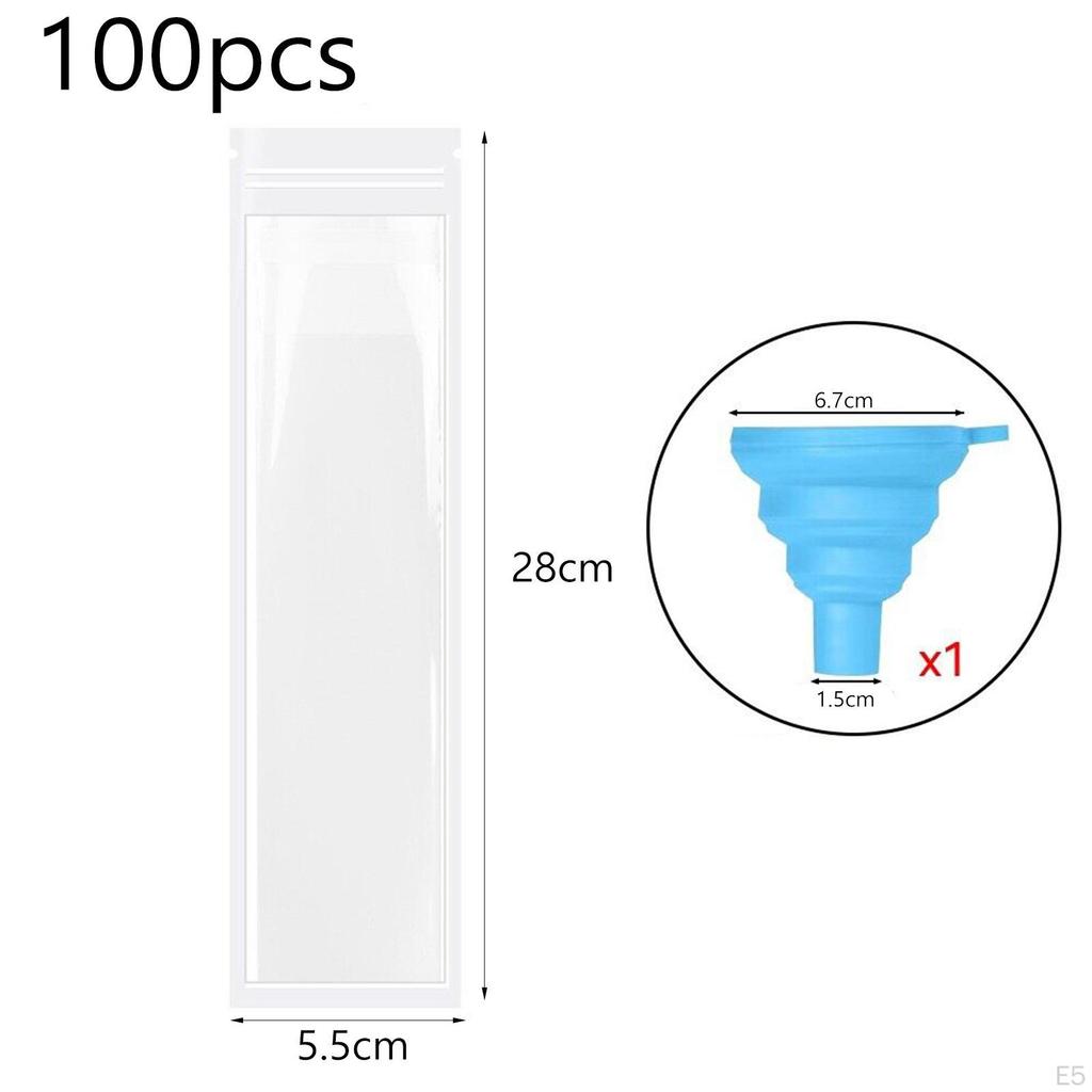 Sáčky na ledové nanuky DIY kapsička na ovocné smoothies zdravé svačiny 20 kusů