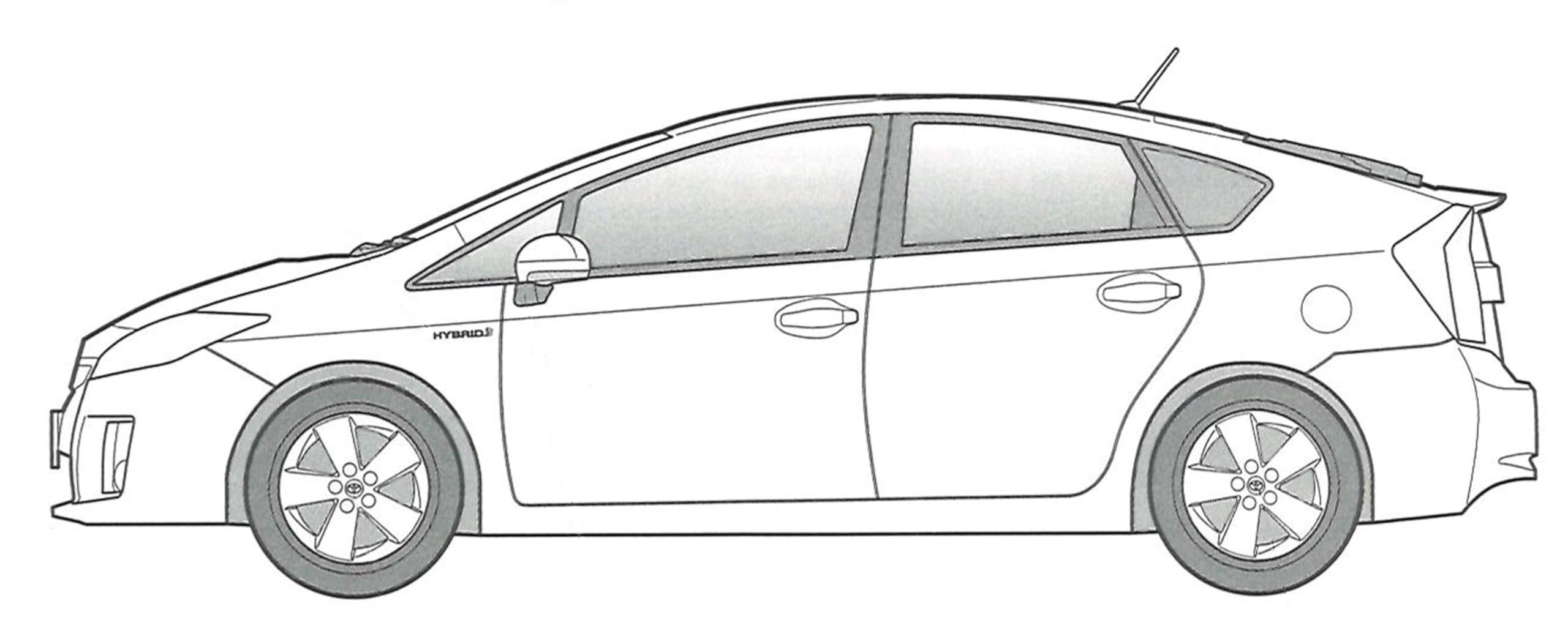 

Fujimi Model 1/24 Серия Inch-Up №. 284 Тойота Приус (ZVW30) G/Touring Selection ID-284