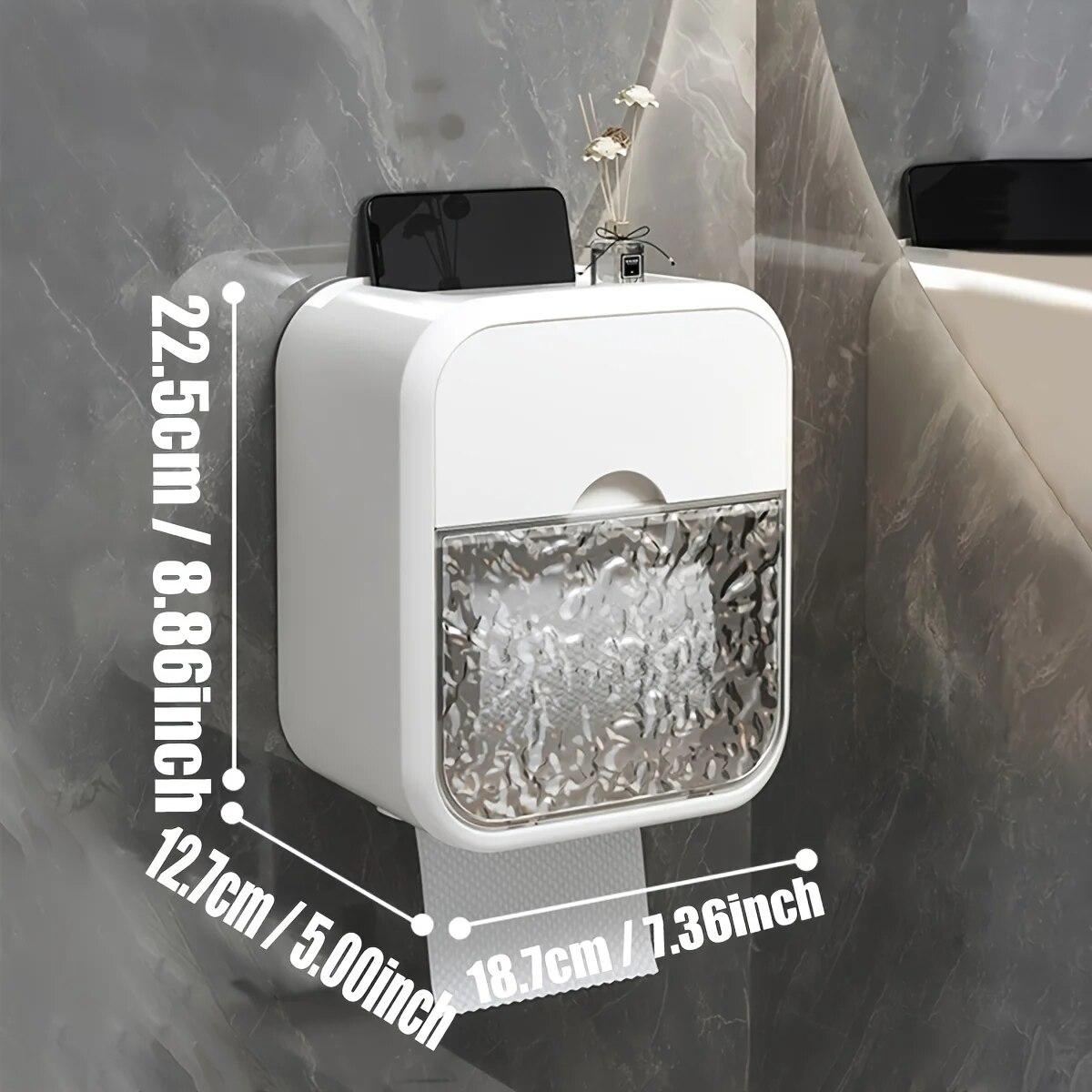 

Внешний вид текстуры настенной коробки для салфеток в туалете