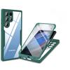 360 Clear Phone Case for Samsung Galaxy S24 S22 S25 Ultra Plus S23 FE A05S A54 A16 A06 A36 A56 A26 Creen Full Protection Cover