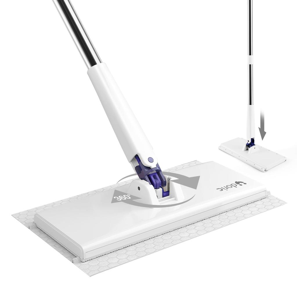 RUNELVES Floor Automatic Floor Cleaning Compatible with Disposable and Cleaning 25cm Wet and Dry Joint Wipe Flooring Suitable for and Cleaning Tools