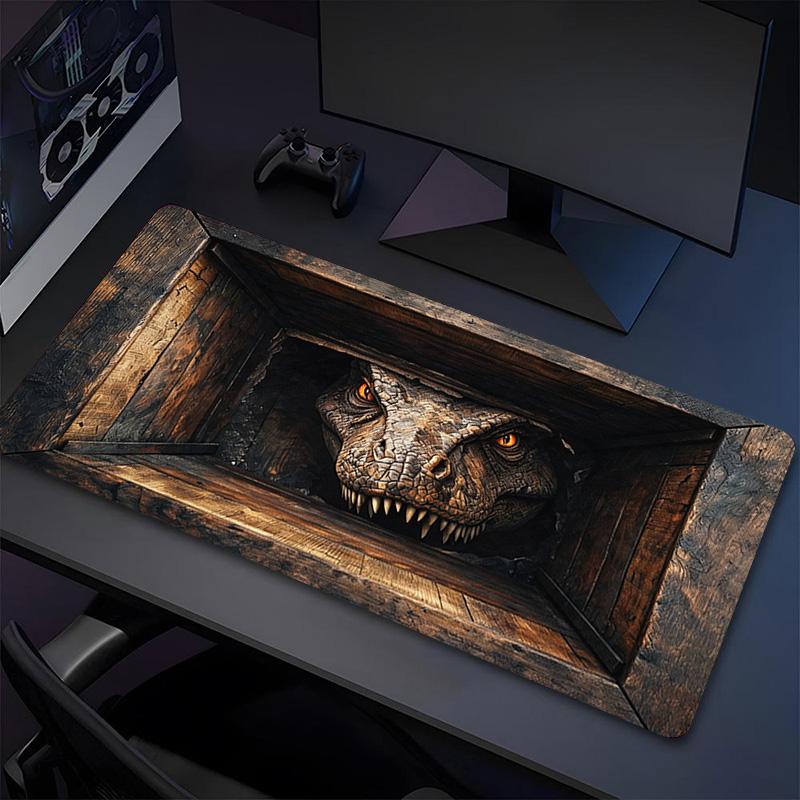 Dinosaur Box Gamer Large Deskmat Mousepad Playmat Xl Keyboard Mouse Pad Gaming Desk Accessories Anime Pc Extended Pads