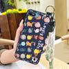 Durable Back Cover Phone Case For Itel A25/A35/A25 Pro Wrist Strap Lanyard Ring Kickstand Protective Shockproof Cartoon