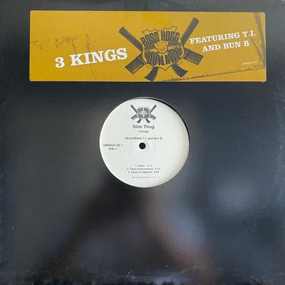 12-Zoll Schallplatte SLIM THUG, T.I. & BUN B - 3 Kings DBRR261361 Boss Hogg Outla 2004 US Rap & Hip-Hop/R&B Gebraucht