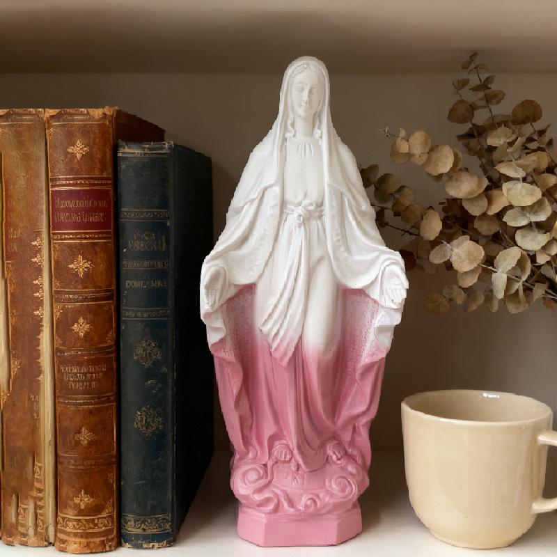 European-Style Multi-color Mexican Figurine: Resin Home Decor Statue for Entryway or Living Room