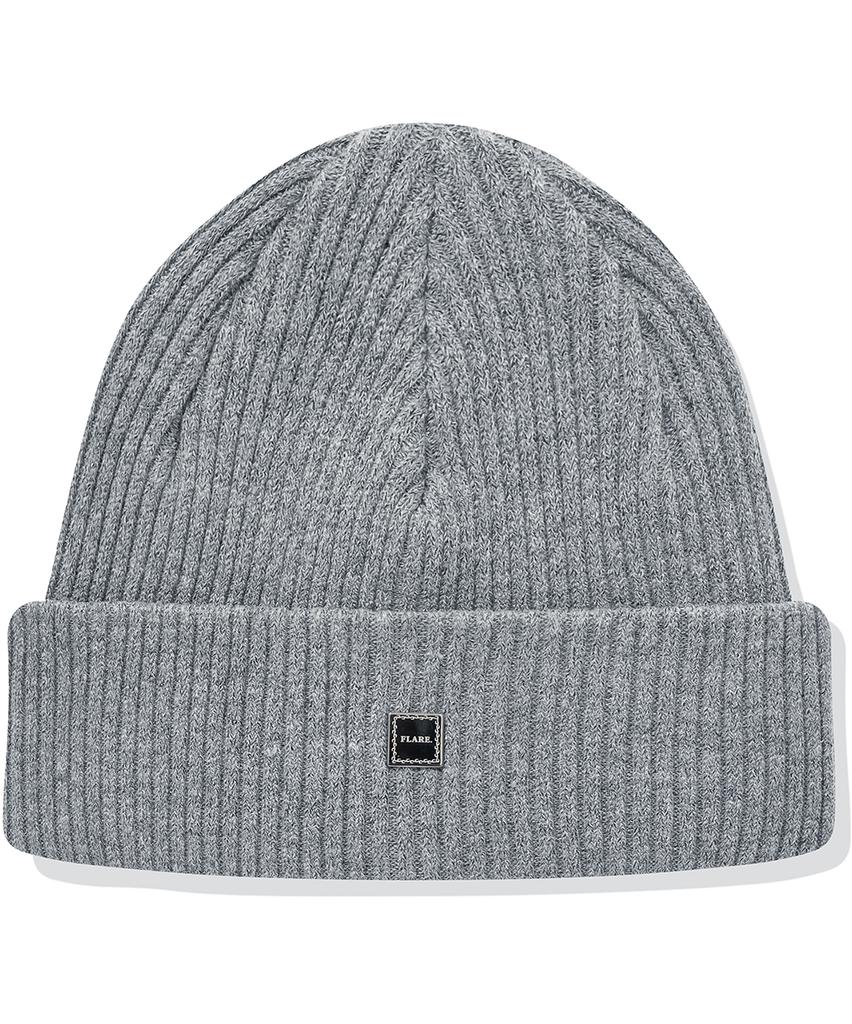 Peulleeoeob Flare Knit Beanie - Gray (Fl-710)
