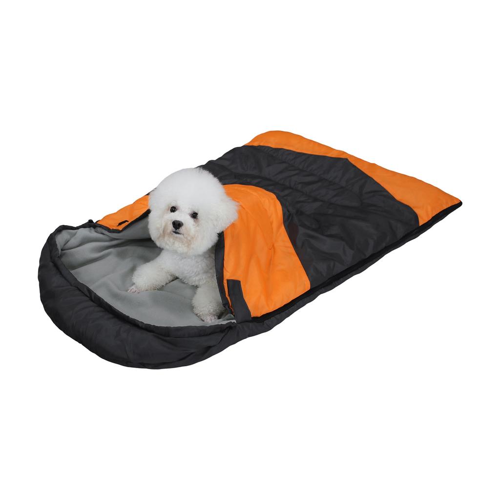 Outdoor Pet Dog Sleeping Bag Adjustable Temperature Heating Dog Bed Camping Pet Warm Sleeping Bag
