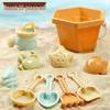 Children's Beach Sand Play Set: Beach Car, Digging Tools, Bucket, Hourglass