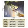 Wicked 2 Musical Movie Glinda Poster Soft Warm Blanket Plush Throw Blanket Novelty Home Decor Flannel Bedspread Sofa Bed Cover