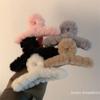 Autumn/Winter Plush Fluffy Hair Claw Clip - Cute, Large, Updo Shark Clip for Women