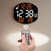 Simple LED Wall Clock Living Room Multifunctional Electronic Clock Silent Temperature and Humidity Alarm Large Screen Clock