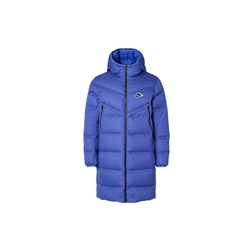 Nike Nsw Down-Fill Windrunner Shield Mid-Length Casual Down Jacket Men Outerwear Blue CU4409-430