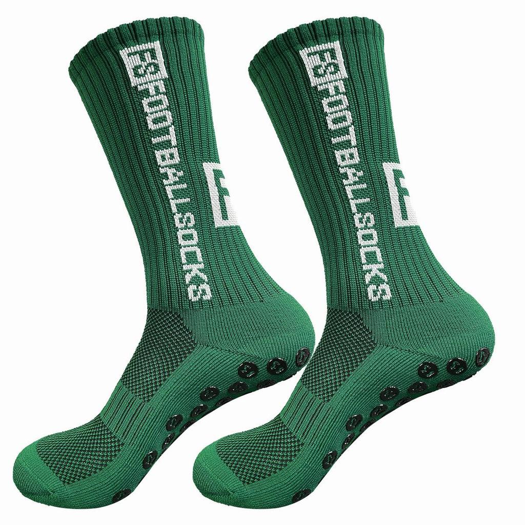Non-Slip Dotting Sports Socks: Sweat-Absorbing Football & Basketball Socks with Towel Bottom.