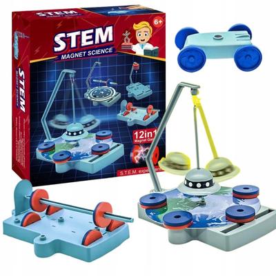Educational Kit Magnetic Experiments Science Logic Little Physicist 12 In 1