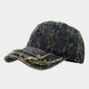 European and American Retro Heavy Industry Rough Edge Washed Old Denim Baseball Cap Men and Women Street Personality Trend Versatile Cap