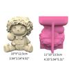 Halloween Skull Man Silicone Pot Mold Succulent Flowerpot Clay Cement Plaster Molds DIY Home Garden Flower Pots Mould